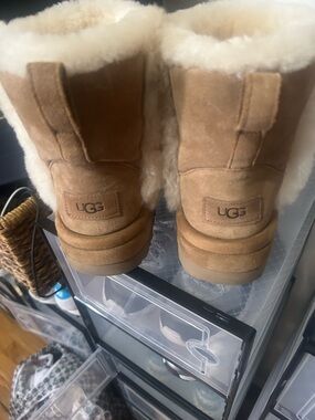 UGG Short Sheepskin Boots in Chestnut